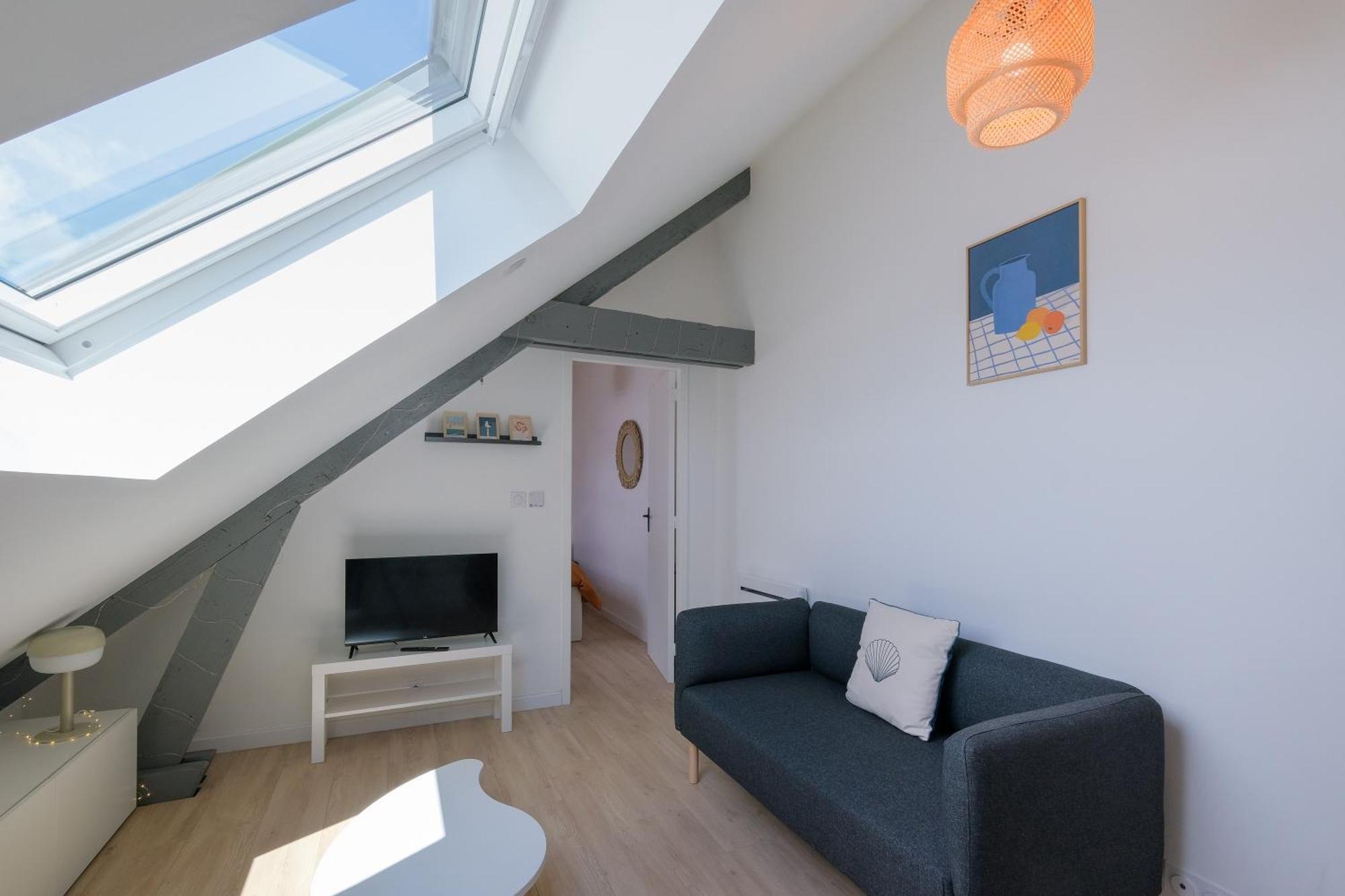 Le Perchoir Du Marche - Appt Pour 2 Apartment Saint-Nazaire  Ngoại thất bức ảnh