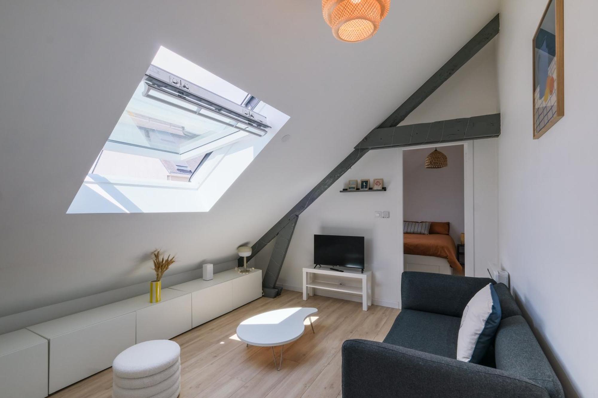 Le Perchoir Du Marche - Appt Pour 2 Apartment Saint-Nazaire  Ngoại thất bức ảnh